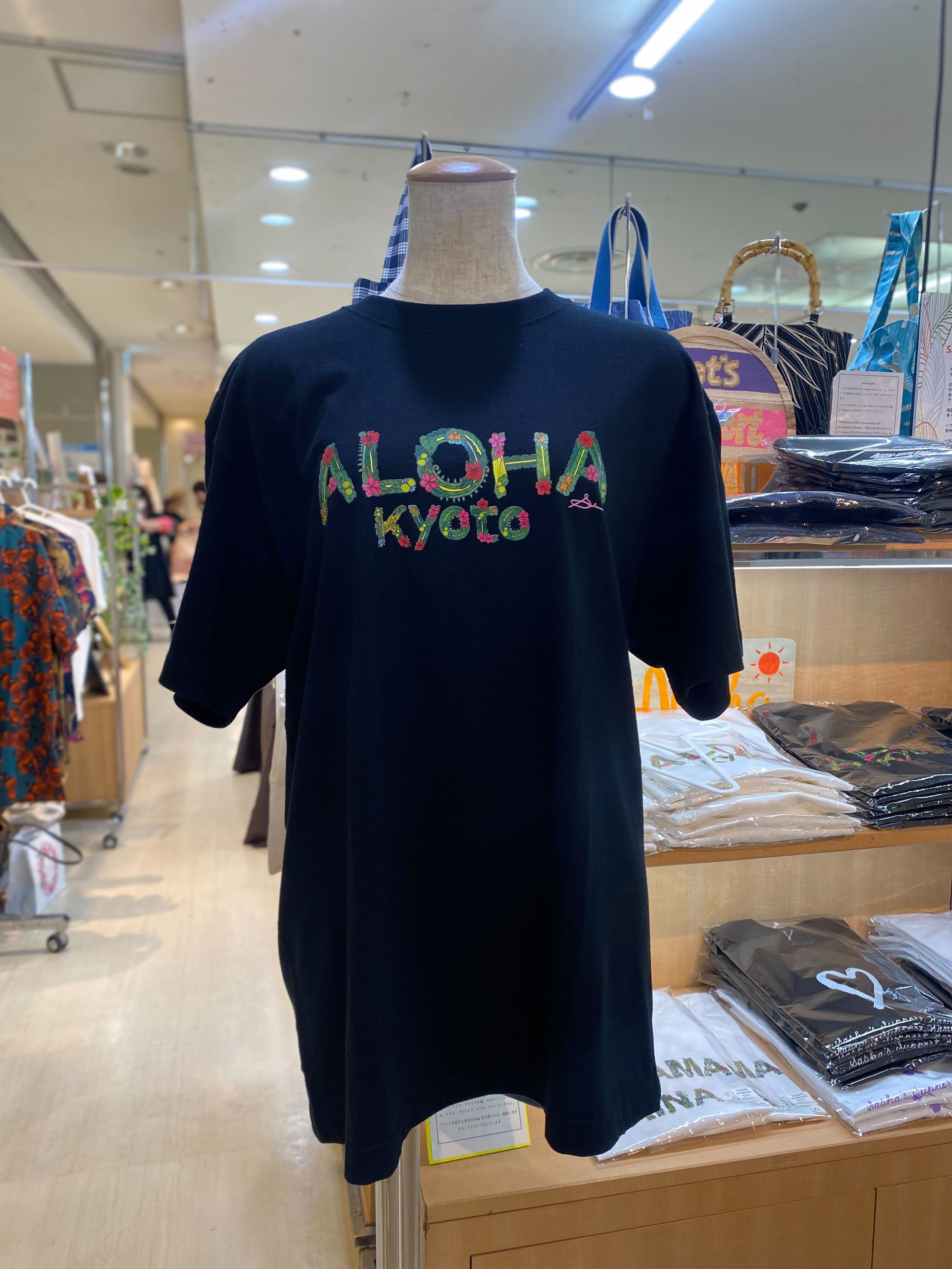 Aloha フラワー文字 Tシャツ Limited Edition Osaka/Kyoto/Yokohama