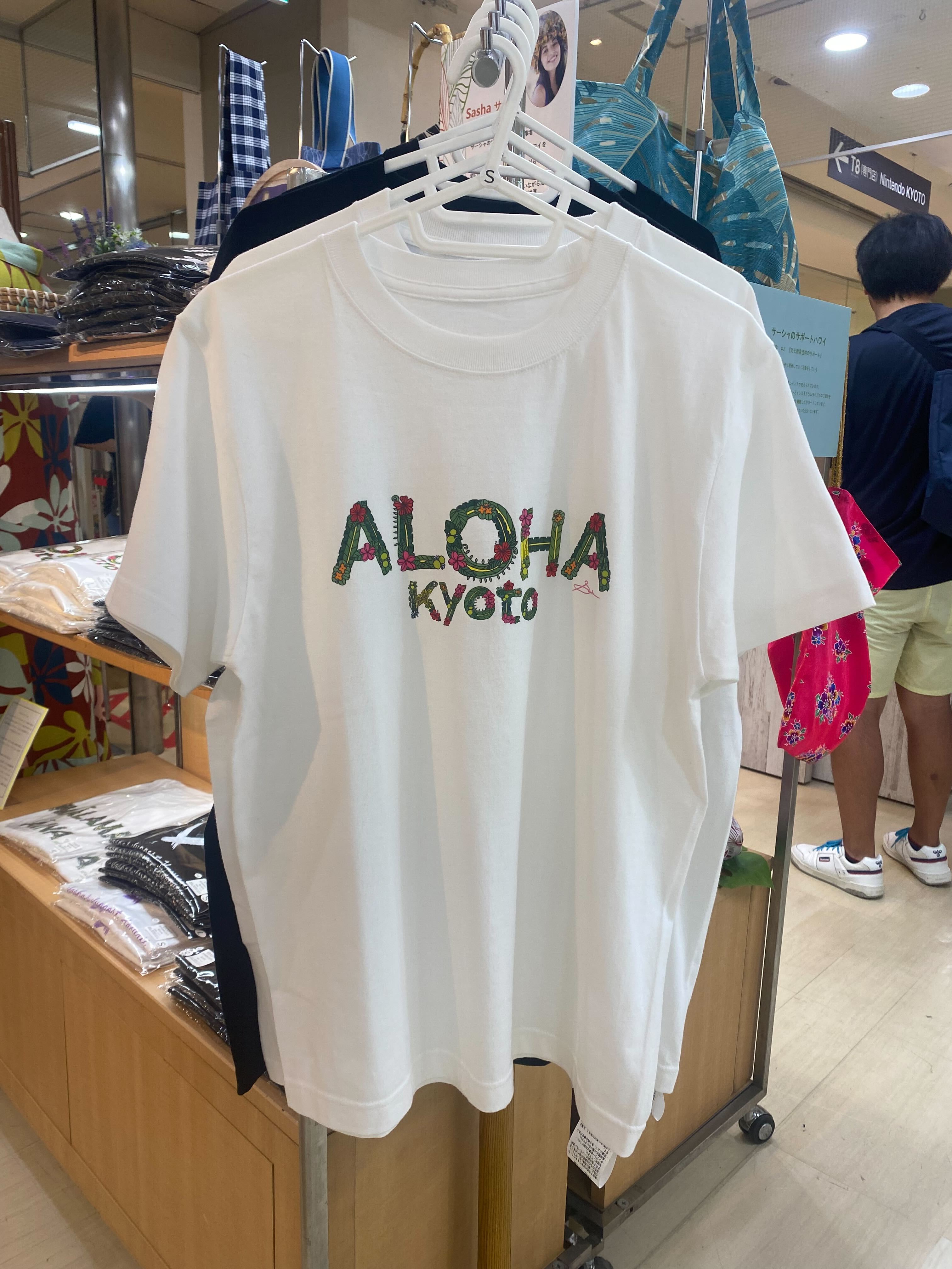 Aloha フラワー文字 Tシャツ Limited Edition Osaka/Kyoto/Yokohama