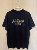 Aloha フラワー文字 Tシャツ Limited Edition Osaka/Kyoto/Yokohama