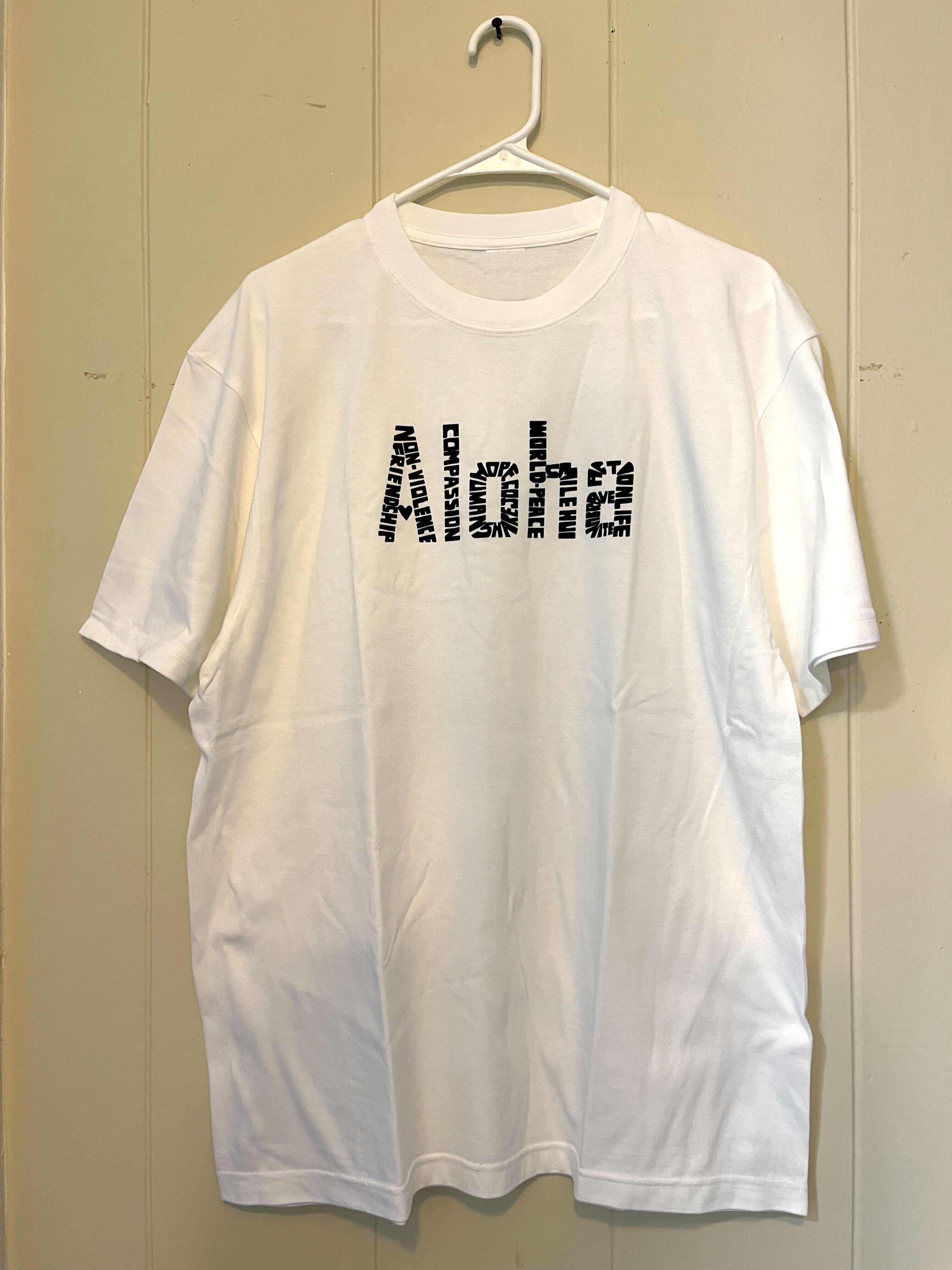 Aloha Equality Tシャツ Black/White/Natural