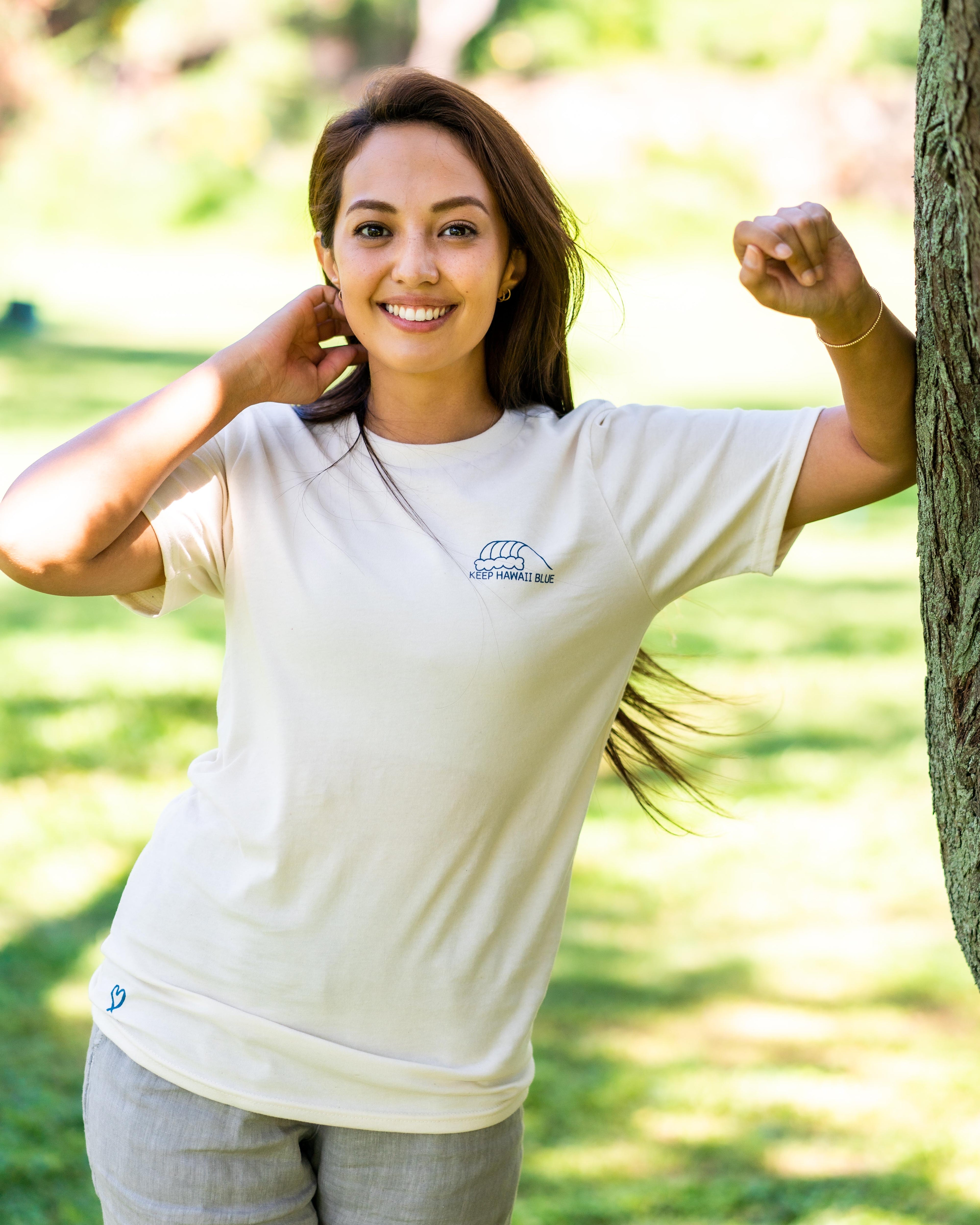 Keep Hawaii Blue T-Shirts / キープ・ハワイ・ブルー Sasha x Wimini コラボTシャツ