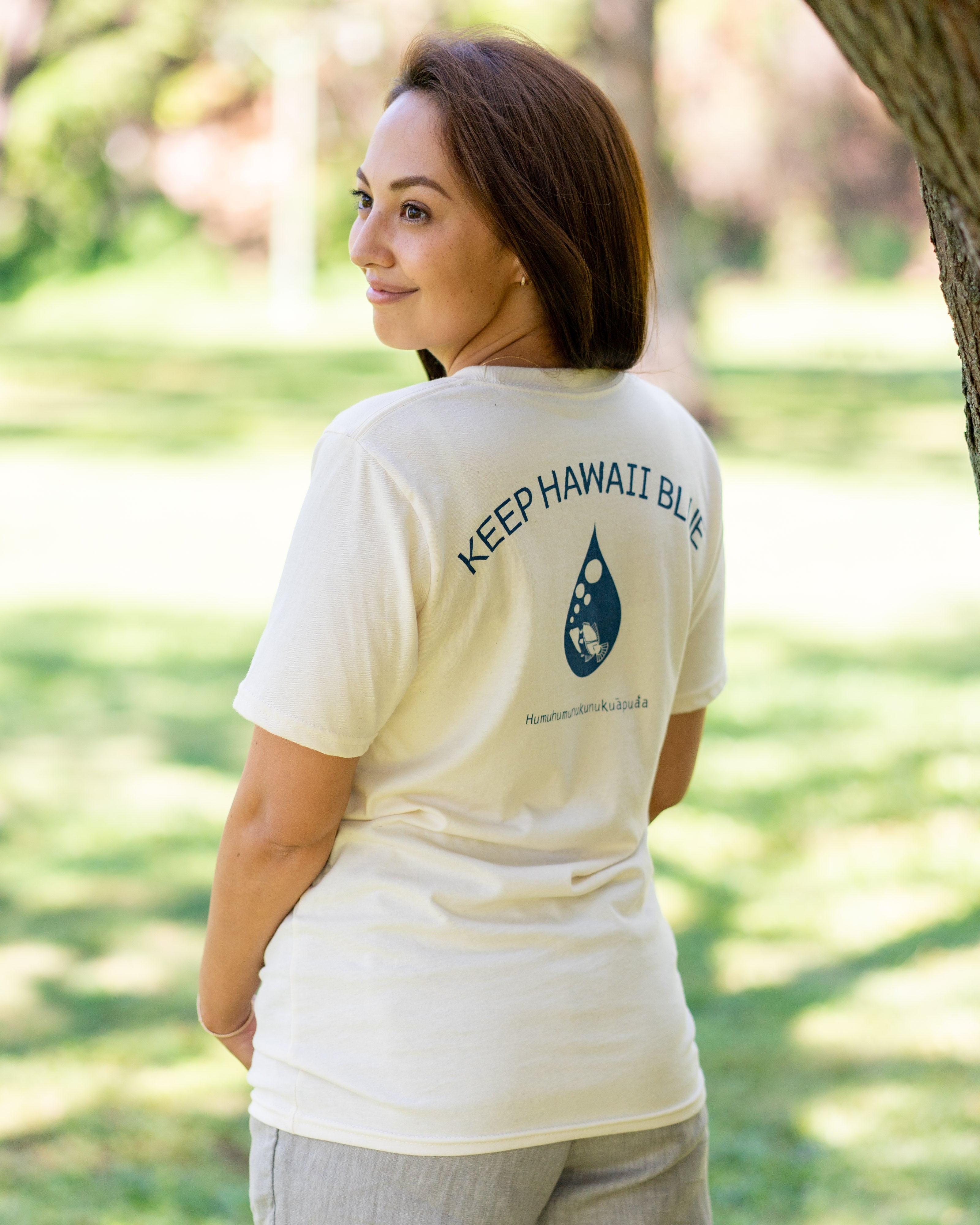 Keep Hawaii Blue T-Shirts / キープ・ハワイ・ブルー Sasha x Wimini コラボTシャツ