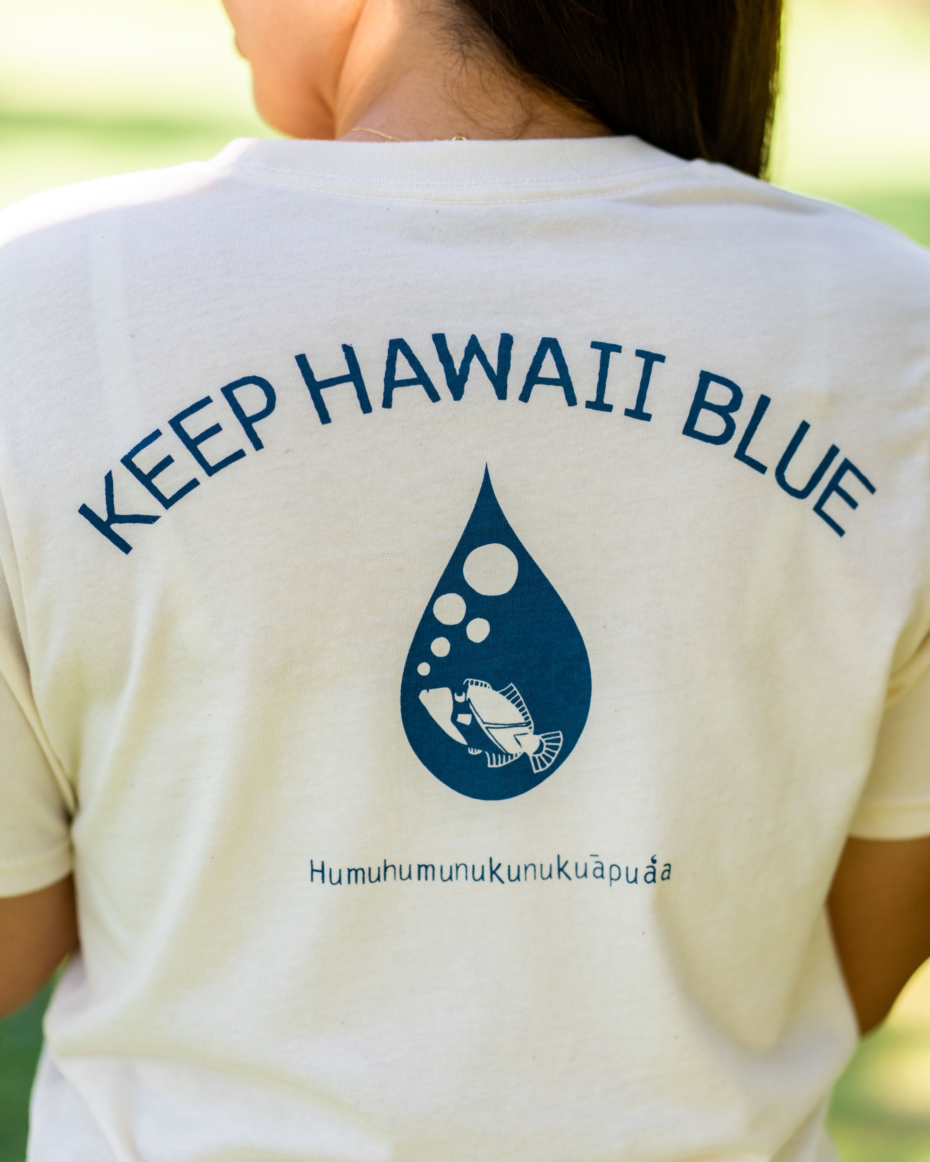 Keep Hawaii Blue T-Shirts / キープ・ハワイ・ブルー Sasha x Wimini コラボTシャツ