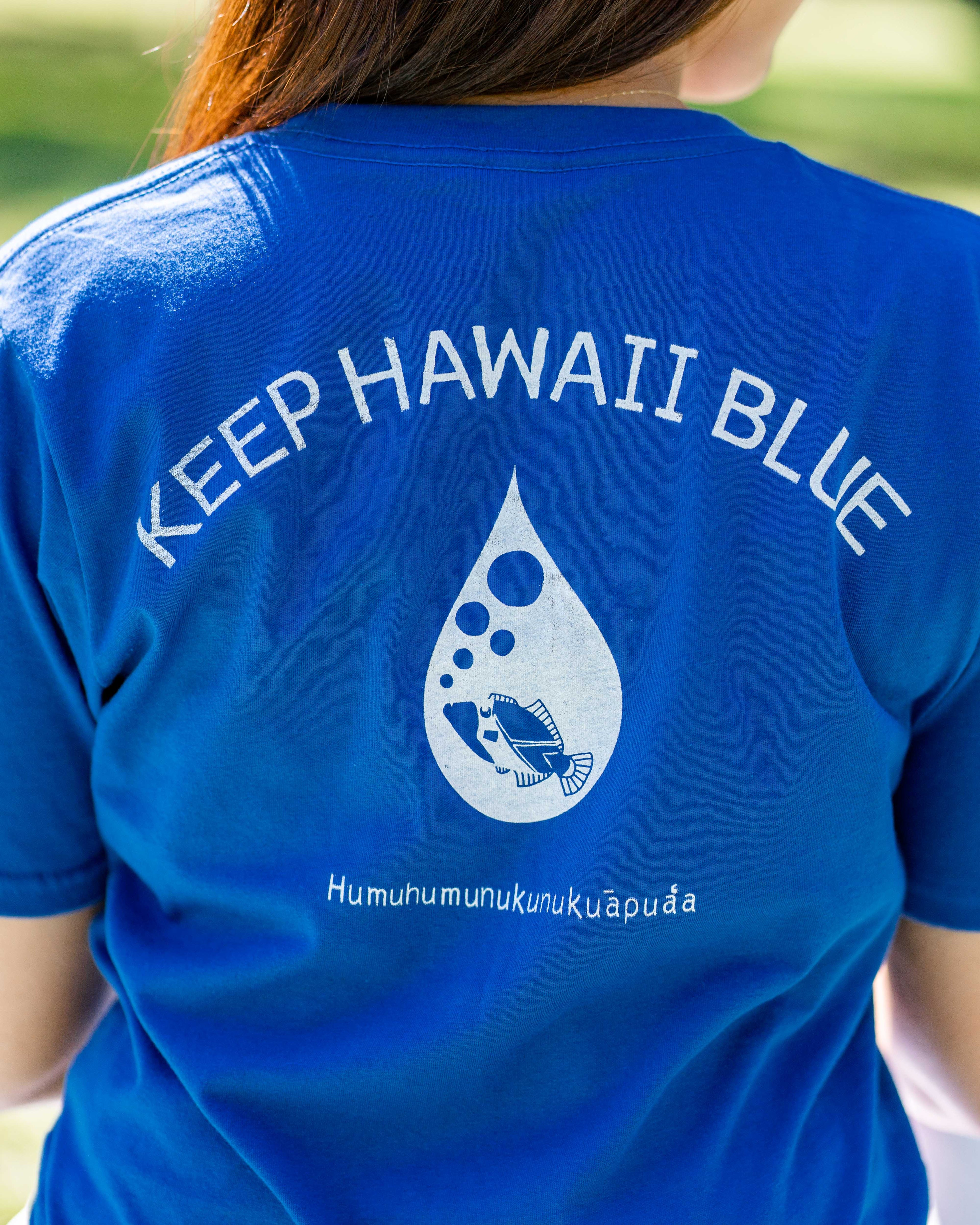 Keep Hawaii Blue T-Shirts / キープ・ハワイ・ブルー Sasha x Wimini コラボTシャツ