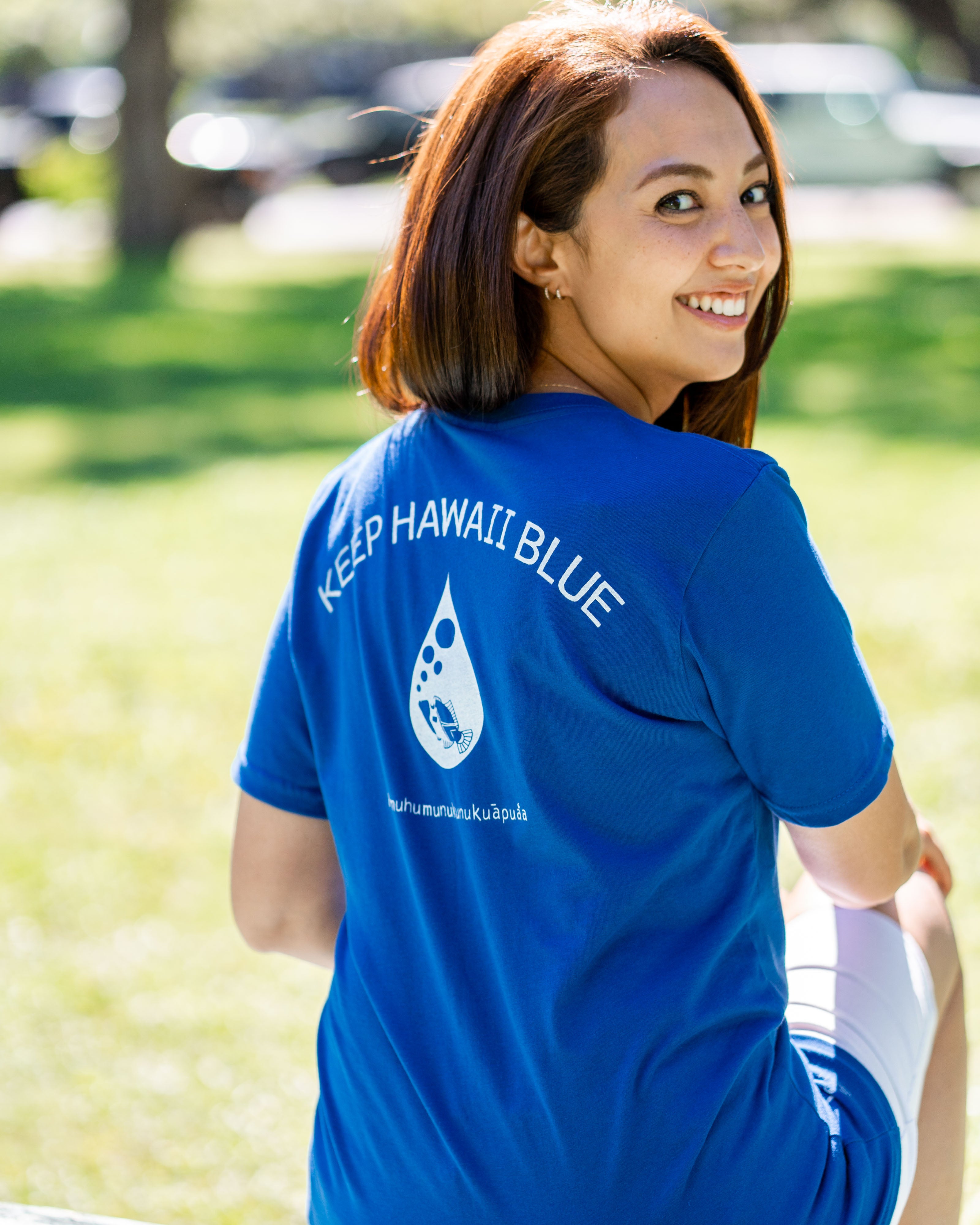 Keep Hawaii Blue T-Shirts / キープ・ハワイ・ブルー Sasha x Wimini コラボTシャツ
