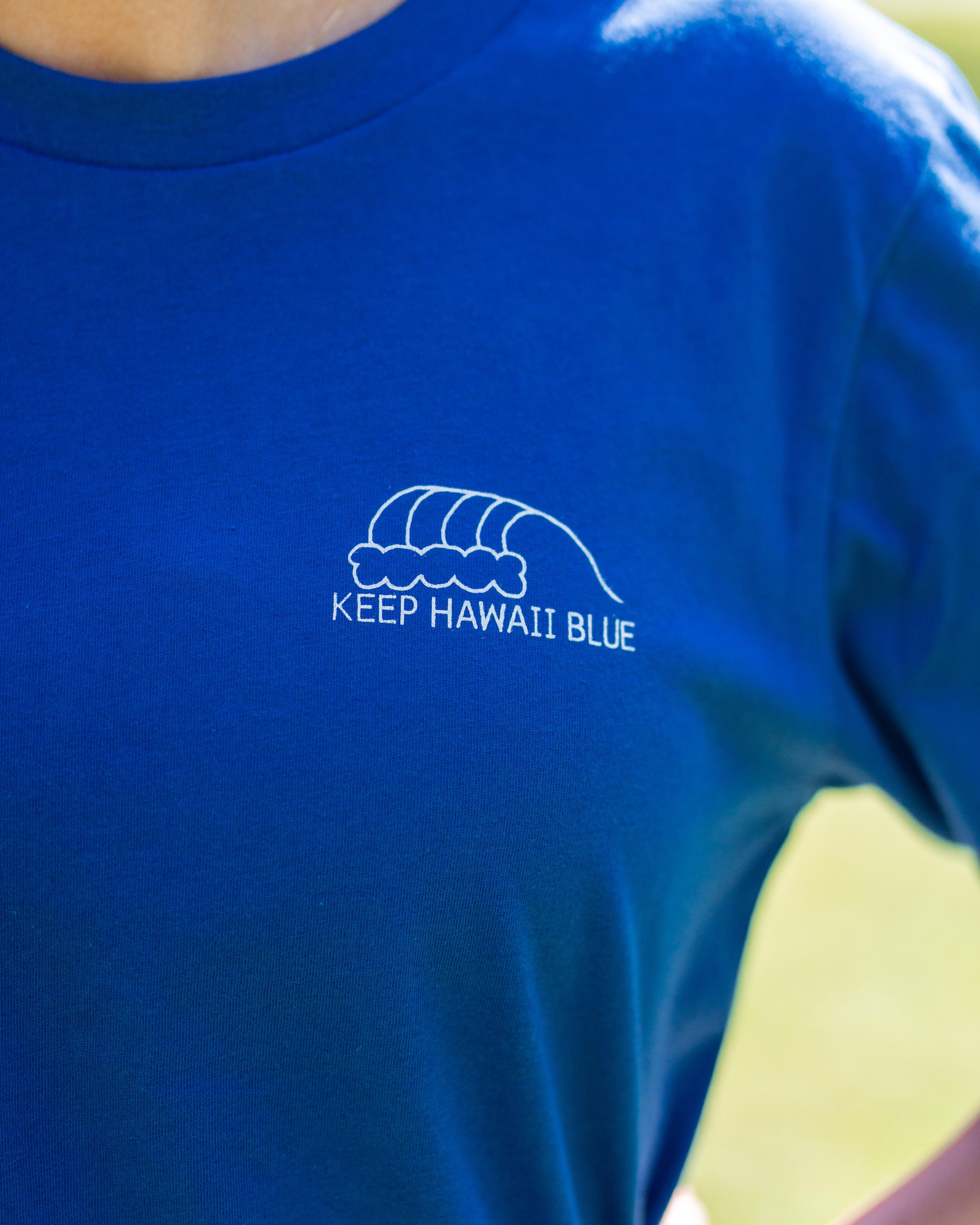Keep Hawaii Blue T-Shirts / キープ・ハワイ・ブルー Sasha x Wimini コラボTシャツ
