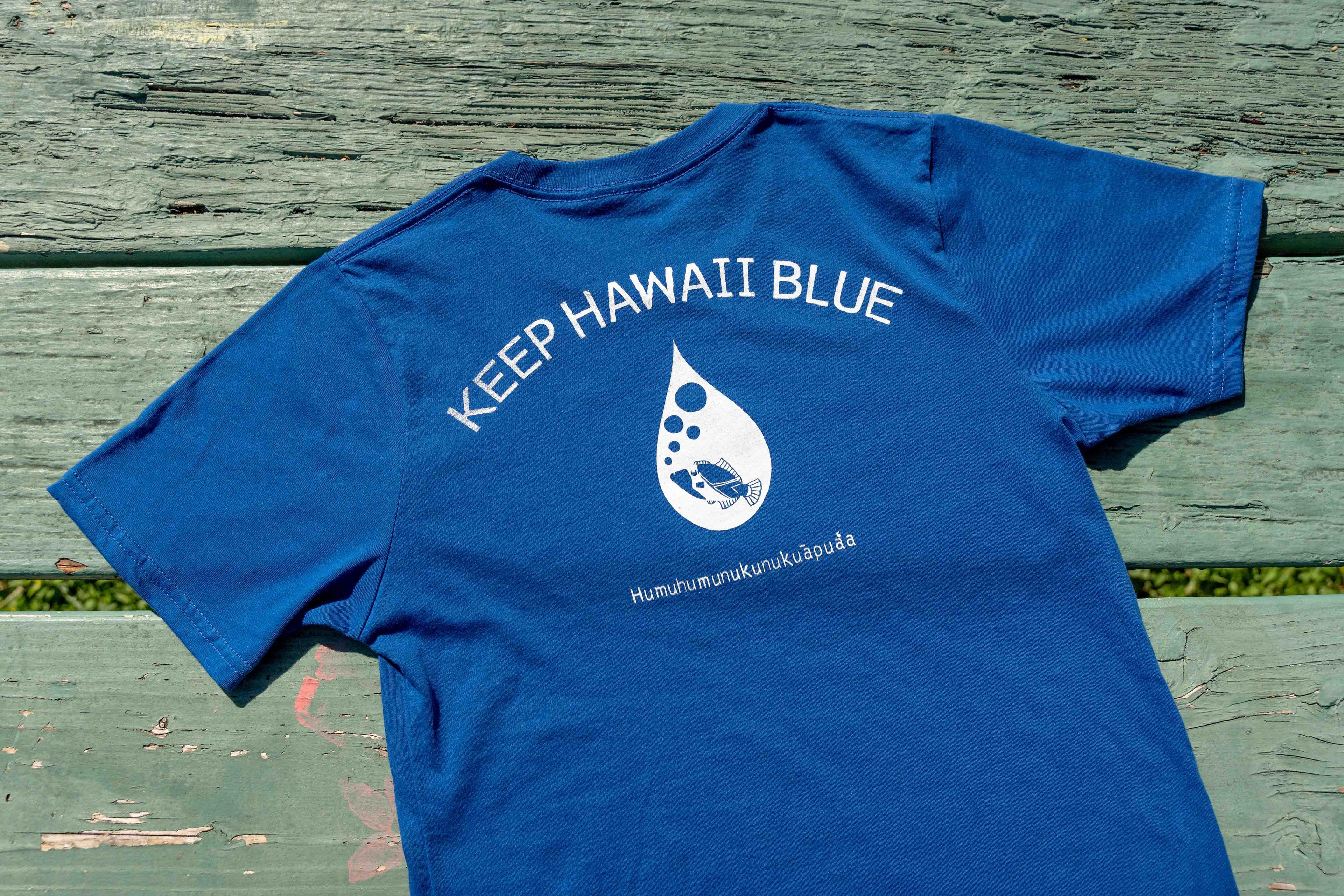 Keep Hawaii Blue T-Shirts / キープ・ハワイ・ブルー Sasha x Wimini コラボTシャツ