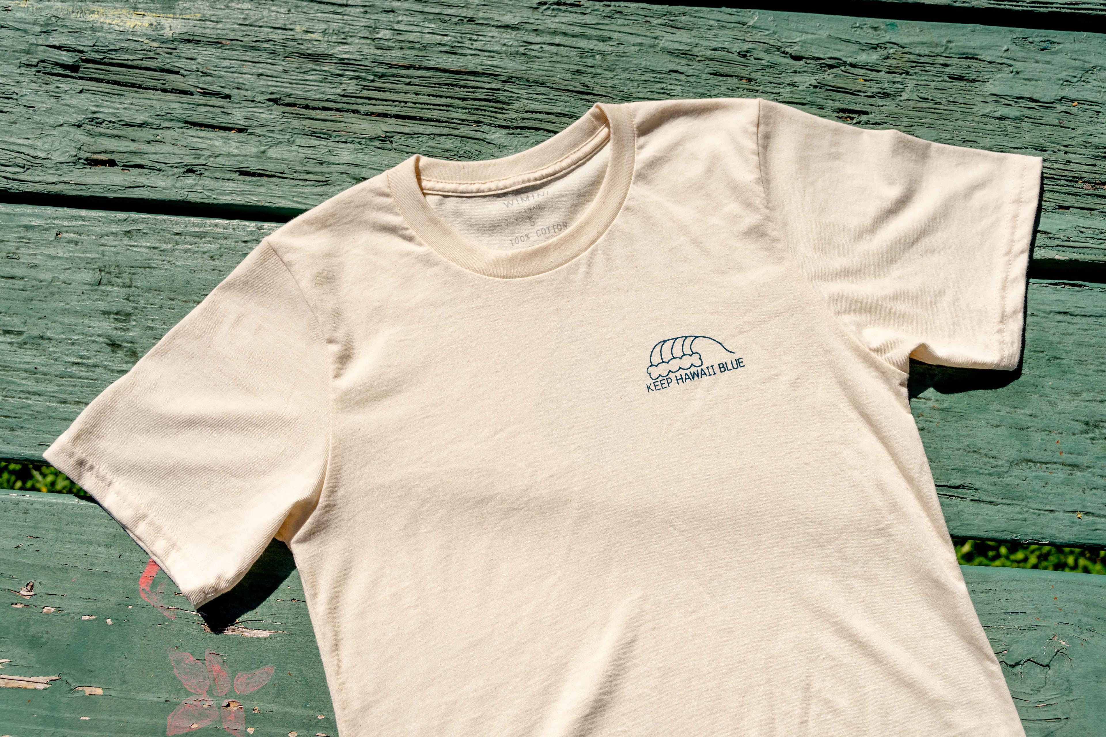 Keep Hawaii Blue T-Shirts / キープ・ハワイ・ブルー Sasha x Wimini コラボTシャツ
