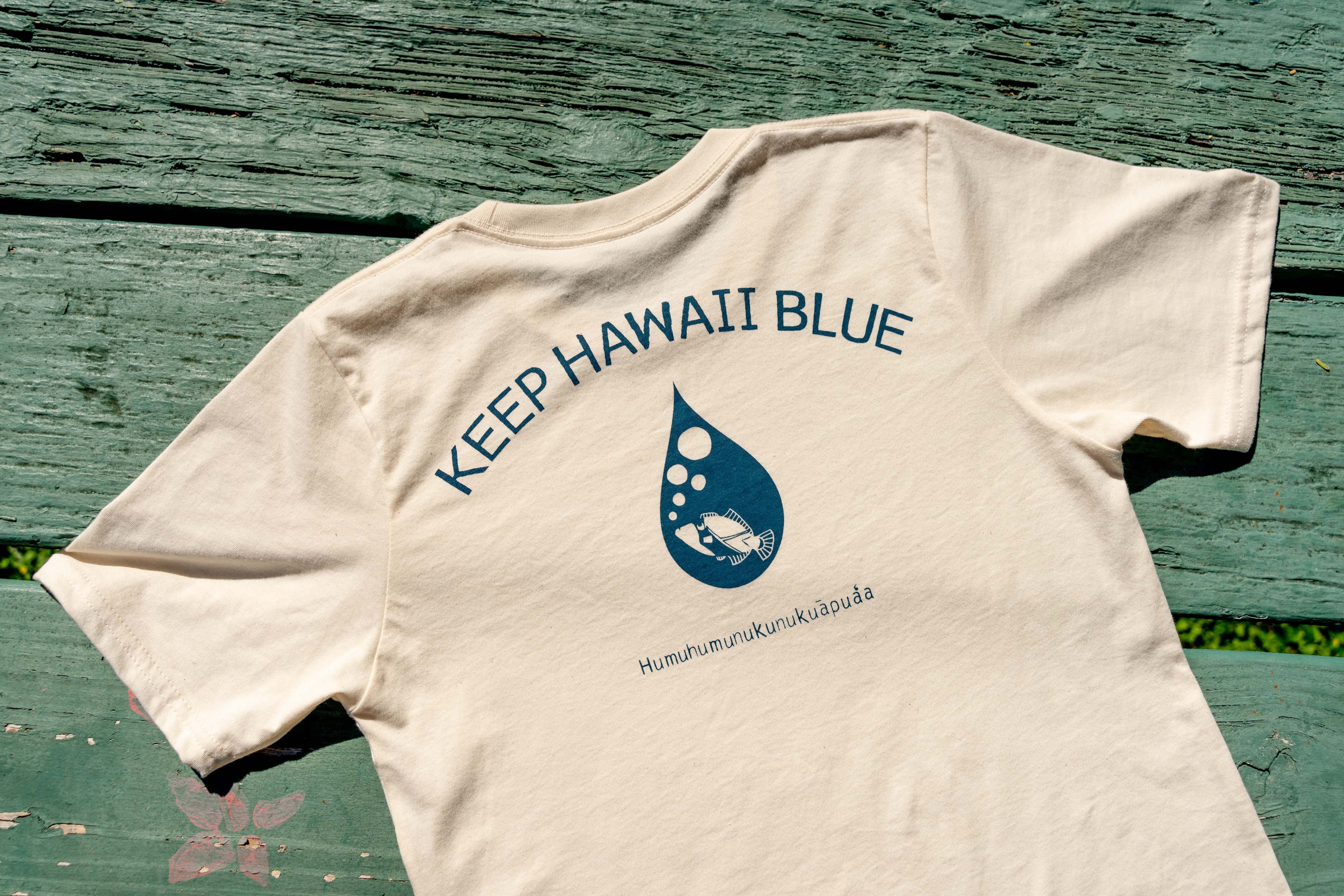 Keep Hawaii Blue T-Shirts / キープ・ハワイ・ブルー Sasha x Wimini コラボTシャツ